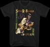 Футболка Stevie Ray Vaughan Live Alive Tour Черная Все размеры Унисекс