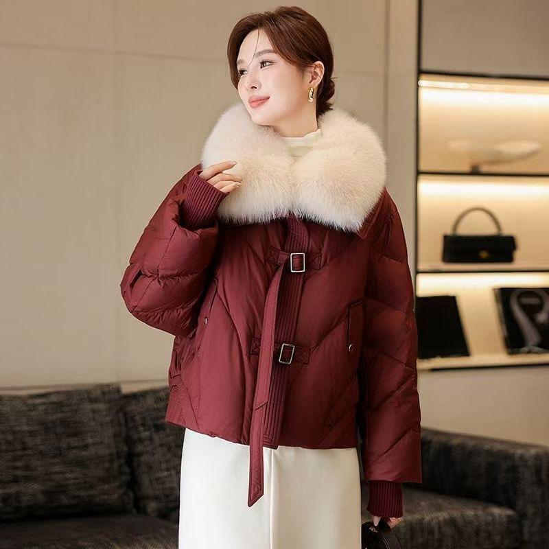 Fashion Winter Down Cotton Jacket Women's Cotton-Padded Thicken Warm Parkas Short Coat Female Casual Ladies Overwear