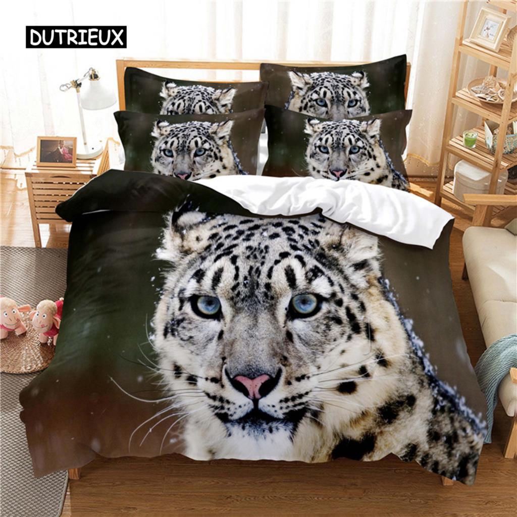 Agile Leopard Bedding Set Duvet Cover Set 3d Bedding Digital Printing Bed Linen Queen Size Bedding Set Fashion Design