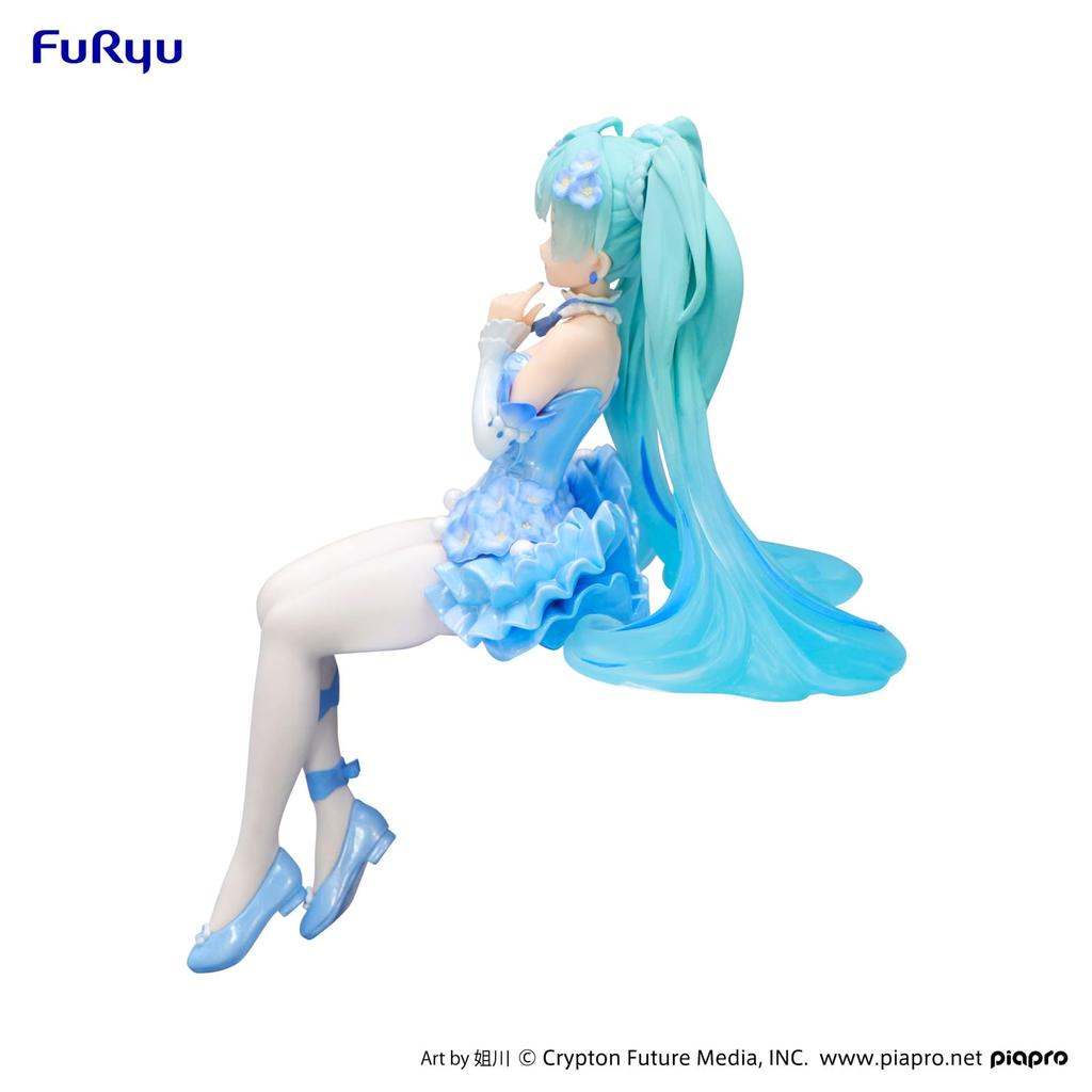 Hatsune Miku Series Noodle Stopper Figure Nemophila Pale Blue Furyu Hatsune Miku Flower Fairy Nemophila Pale Blue Color Noodle Stopper Statue Ver. - -