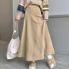 Navava Women Simple Daily Banding Knit Skirt Ns403