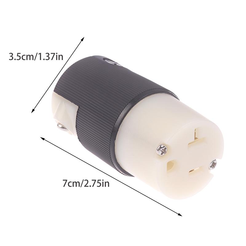 Hifi Audio Us Plug Female Socket Hbl5266C Nema 5-15P/15R Американский стандартный медный блок питания переменного тока Male Connector