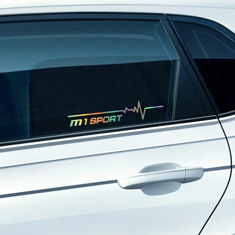 2PCS Car Window Sticker Reflective Decal Accessories For BMW Z4 E85 G29 Z3 E36 Z1 Z8 E52 M1 35i 40i M5 M2 M3 F80 M4 F82 G82 M6