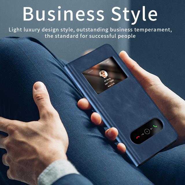 Anti -Scratch Fashion Full Body Leather Case For Samsung Galaxy Z Fold 4 5g Fold4 Fold3 Fold2 Fold 2 3 Zfold4 Fold4 Phone Cases