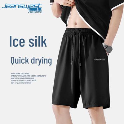 Мужские повседневные шорты свободного кроя из ледяного шелка Jeanswest