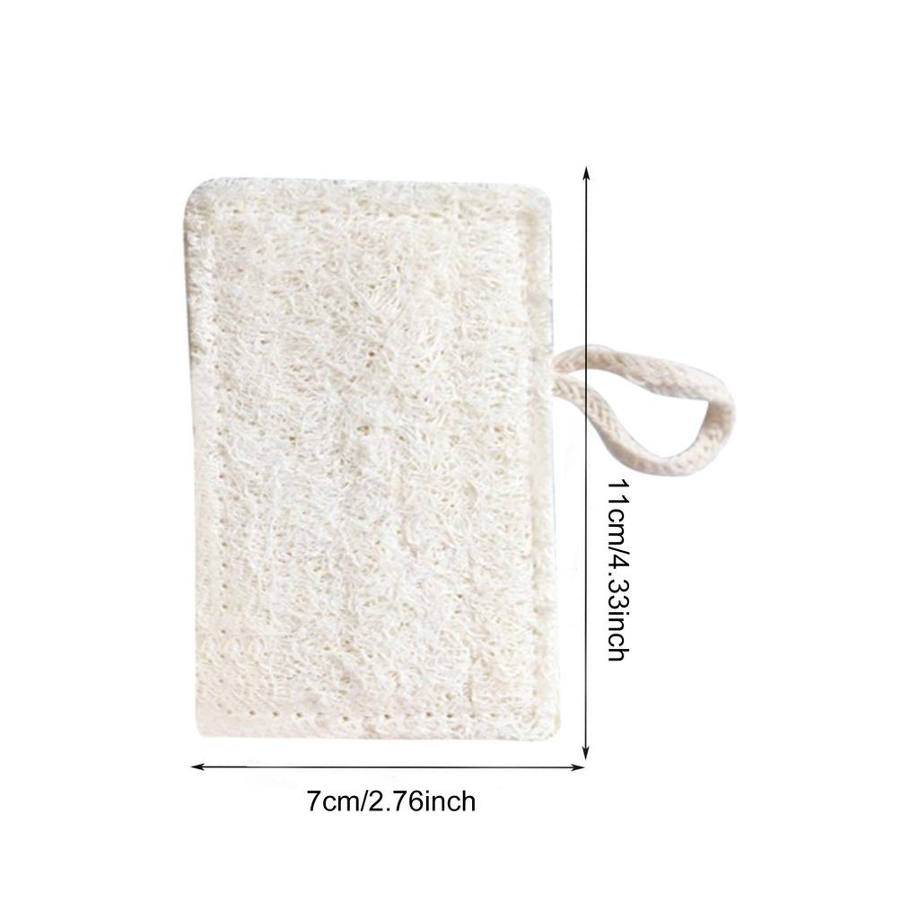 Губка из люфы Большая отшелушивающая губка для душа Премиум Натуральная экологически чистая египетская губка из люфы для душа