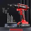 Rechargeable Lithium Electric Drill & Screwdriver Set - Multi-function Household Tool Kit
