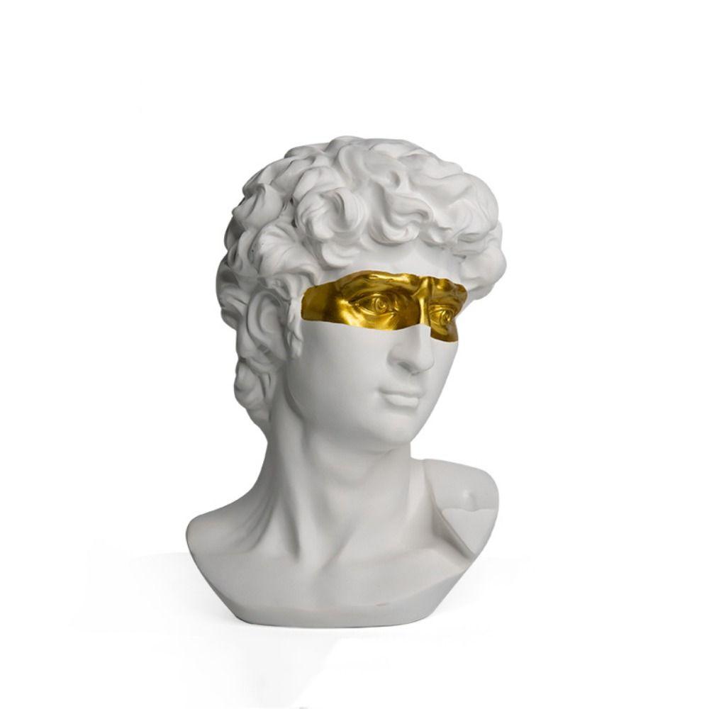 Декор Художественные принадлежности Гипсовые портреты Бюст Давида Статуя Фигурка из греческой мифологии Скульптура персонажа