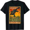 Amerika Birinchi Jahon Urushi Harbiy Retro Poster Futbolka 100% Paxta O-bo'yin Yozgi Qisqa Yengli Kundalik Erkaklar Futbolkasi S-3XL O'lcham