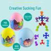 Sticky Music Suction Cups: Silicone Building Blocks & Animal Eggshell Educational Toys
