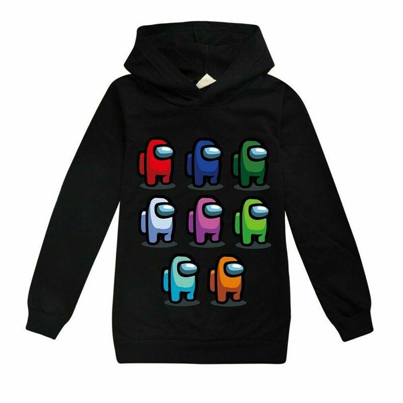 Among Impostor Us Game Kids Hoodie Boys Girls Hooded Sweatshirt Tops Jumper