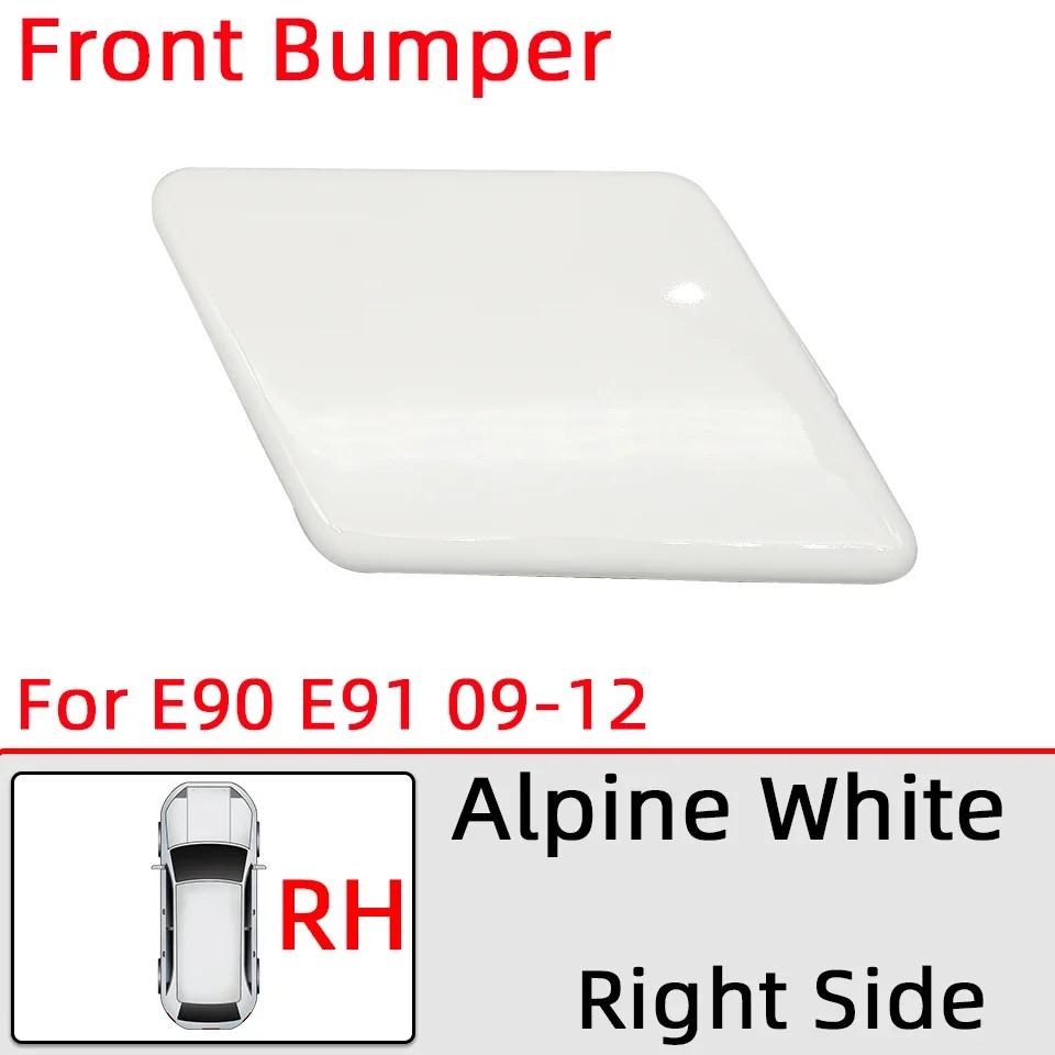 Headlamp Washer Nozzle Cover For BMW 320 325 328 330 335 E90 E91 LCI 2005-2008 2009-2012 Car Headlight Water Spray Lid Painted