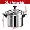 5L/7L Aluminum Safe Explosion Proof Pressure Cooker for Gas Cooker Super Safety Lock Pressure Cookers Cooking Pots