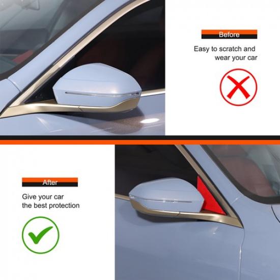 Red Carbon Fiber Center Navigation Trim Sticker For BMW 5 Series G60 i5 2024+