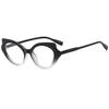 New Cat Eye Glasses for Women Fashionable Anti Blue Light Decoration Casual Eyeglass Retro Transparent Computer Eyewear