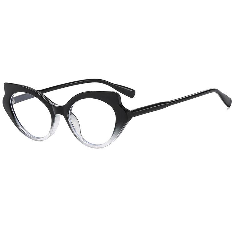 New Cat Eye Glasses for Women Fashionable Anti Blue Light Decoration Casual Eyeglass Retro Transparent Computer Eyewear
