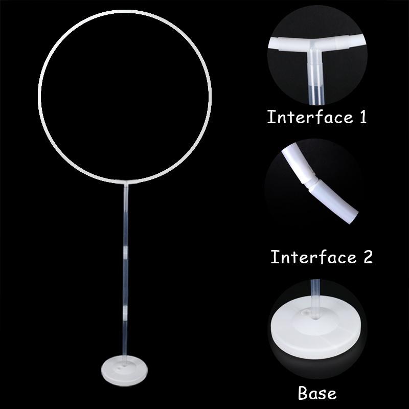 163x73cm Circle Balloon Arch Frame Balloons Stand Holder Kit Wedding Decorations Balloon Birthday Party Baby Shower Balloon Decor