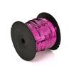 Fashion High Quality Flat Sequin 6mm 5 Yards Trim Lace Sew On Craft Multicolor Trim Strip Costume Sewing