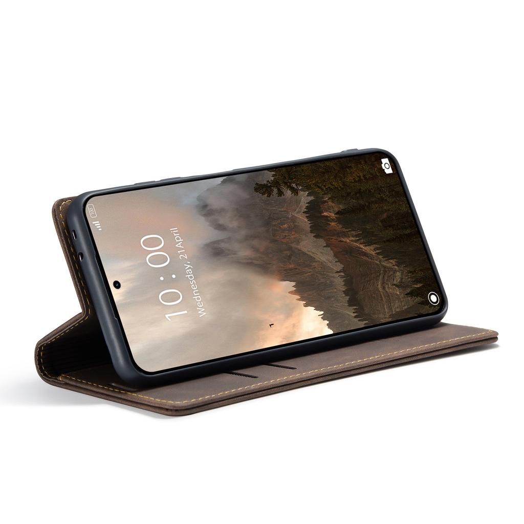 Для Xiaomi 14T Pro Чехол CASEME Серия 013 Держатель для карт Подставка Кожаный чехол для телефона
