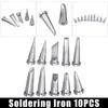 10Pcs Soldering Iron Tip Set for Weller WSD81 WD1000 WSP80 WP80 LT Tips