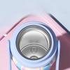 New Ins Stylish Thermos Cup Girls Stainless Water Cup Big Cap Cartoon Portable Portable Portable Cup Durable Durable