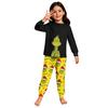 Children's  Boys And Girls Thin Two-piece  Long-sleeved Pants Two-piece
