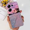 For Xiaomi Poco M6 Pro 4G Capa Case Transparent Soft TPU Slim Bumper Shell Love Heart Cute Cat Coque For Redmi Note 13 Pro 4G