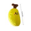 Blushing Banana Plush Toy Keychain Cartoon Banana Soft Stuffed Doll Pendant Car Key Ring Backpack Bag Decor Kid Gift
