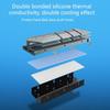 for M.2 SSD NVMe NGFF Heat Sink M2 2280 Solid State Hard Disk Aluminum Heatsink Gasket with Thermal Radiator PC Accessor