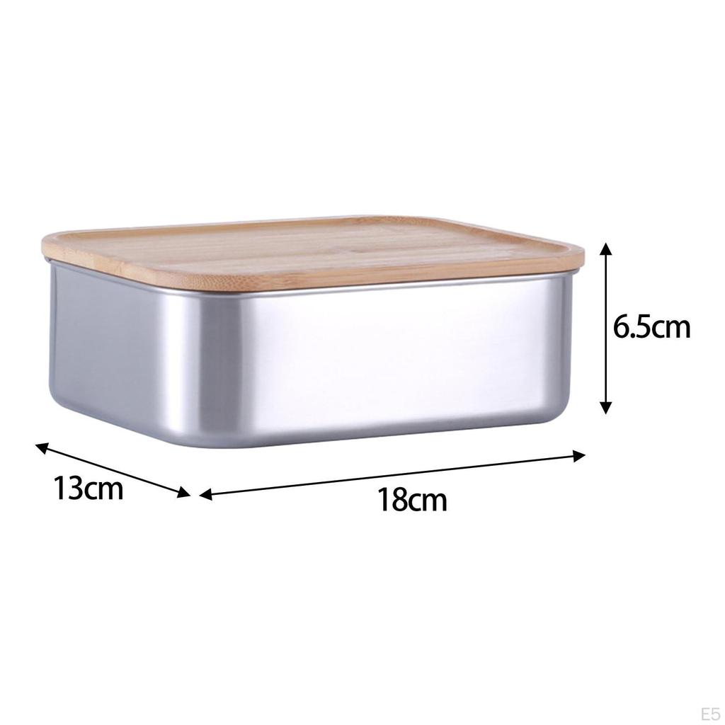 Butter Dish Bento Box Food Container Countertop Kitchen Keeper