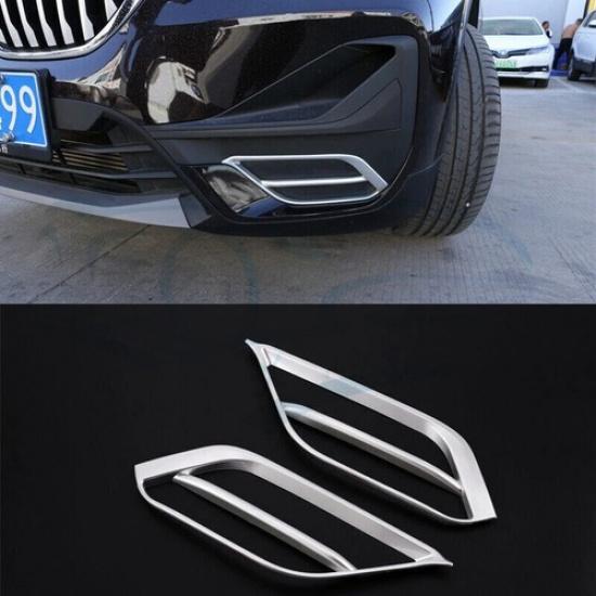 Chrome Exterior Front Fog Light Frame Trim 2PCS Fit For BMW X1 F48 - m