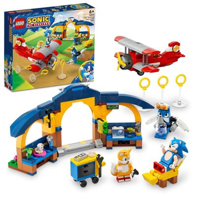 LEGO Sonic the Hedgehog Tails' Lab and Tornado Toy Gift Birthday Block Обучающая рождественская игра для детей в возрасте 6 лет 76991