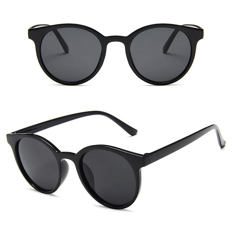 Тени Ins Маленькие мужские солнцезащитные очки Горячие модные круглые женские очки Высокое качество UV400 Унисекс Корейские Популярные готовые солнцезащитные очки Очки ручной работы