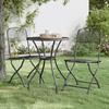 VidaXL Folding Garden Chairs 2 Pcs Metal Mesh Anthracite 317338