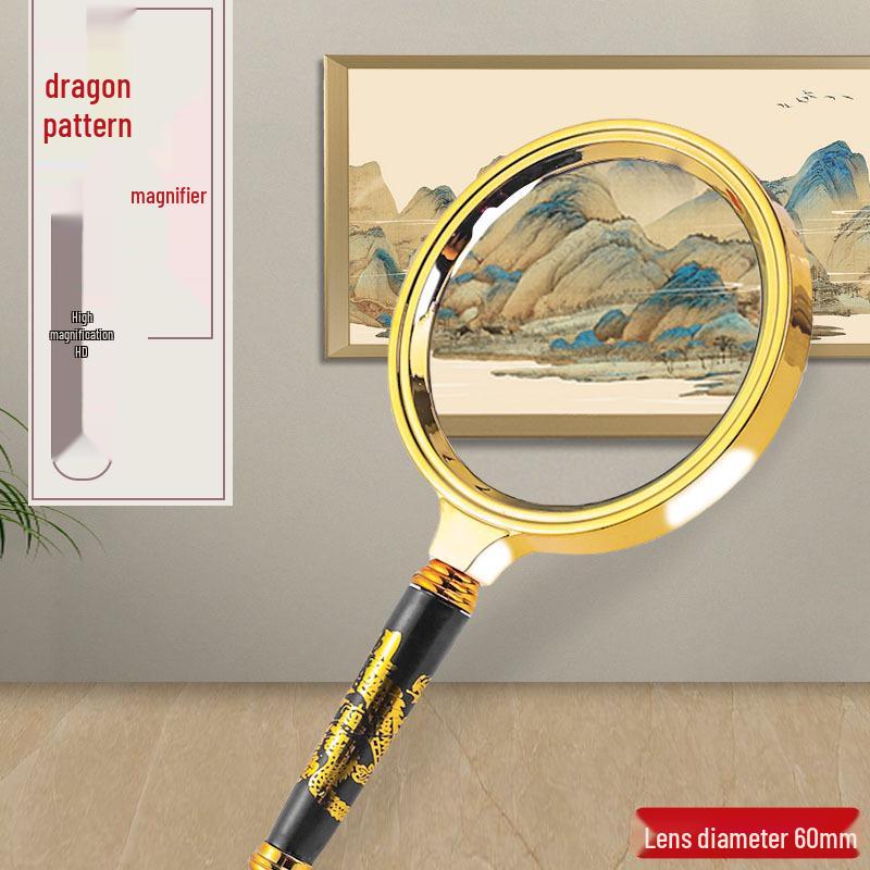 Мощная 100-кратная лупа: Многофункциональная лупа сверхвысокой четкости для чтения, идентификации и просмотра на мобильном устройстве для пожилых людей.
