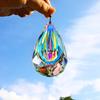 Crystal Prism Sun Catcher - Hanging Light Reflector for Home Decor, Craft Supplies