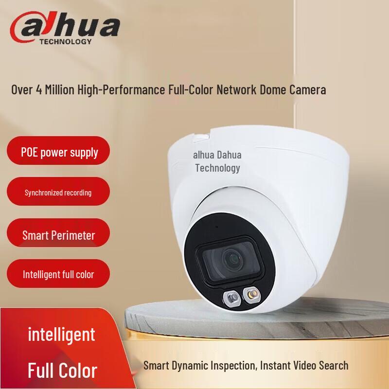 Dahua Smart Dual-Light Network Surveillance Cameras CN plug (adapter included)