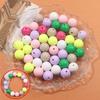 10/20/30 шт. акриловые круглые декоративные бусины многоцветные смешанные непрозрачные бусины, бусины и комбинации бусин для самостоятельного изготовления ручек для ожерелий и ювелирных изделий