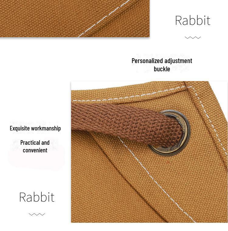 Фартук из парусины с двумя лямками для работы на кухне, дома, в саду или в магазине молочного чая