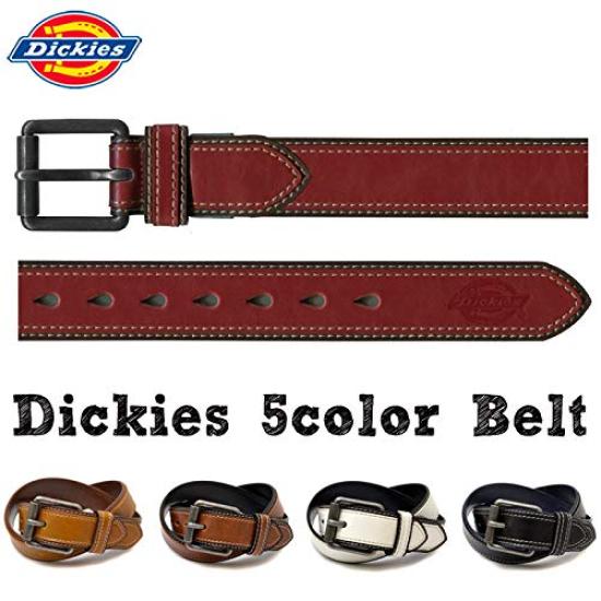 Синтетический красный ремень [Dickies], 40 мм, Обрезаемый, Кожаный, Мужской, Размер,