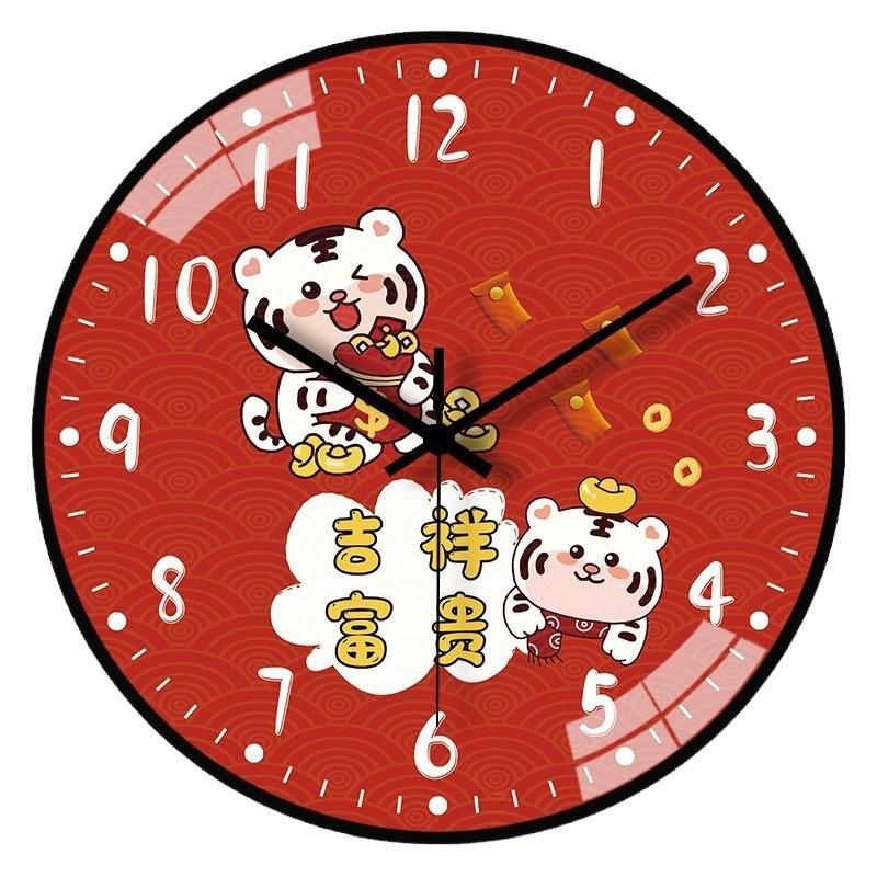 14-дюймовые 35 см новые китайские часы настенные часы гостиная бесшумные простые часы настенные современные креативные китайские часы