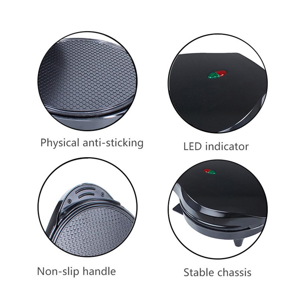 Вафельный рожок для мороженого, 1200 Вт, антипригарные пластины, двухсторонний нагрев, электрический вафельный рожок