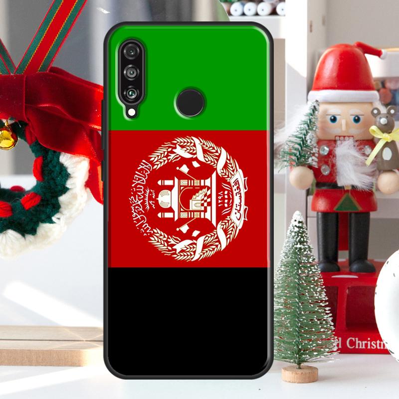 Флаг Афганистана Для Huawei Nova 12i 11i 8i 12s Y73 Y72 Y61 Y91 Y90 Y70 Y60 9 10 SE P60 Pro P30 P40 Lite Чехол