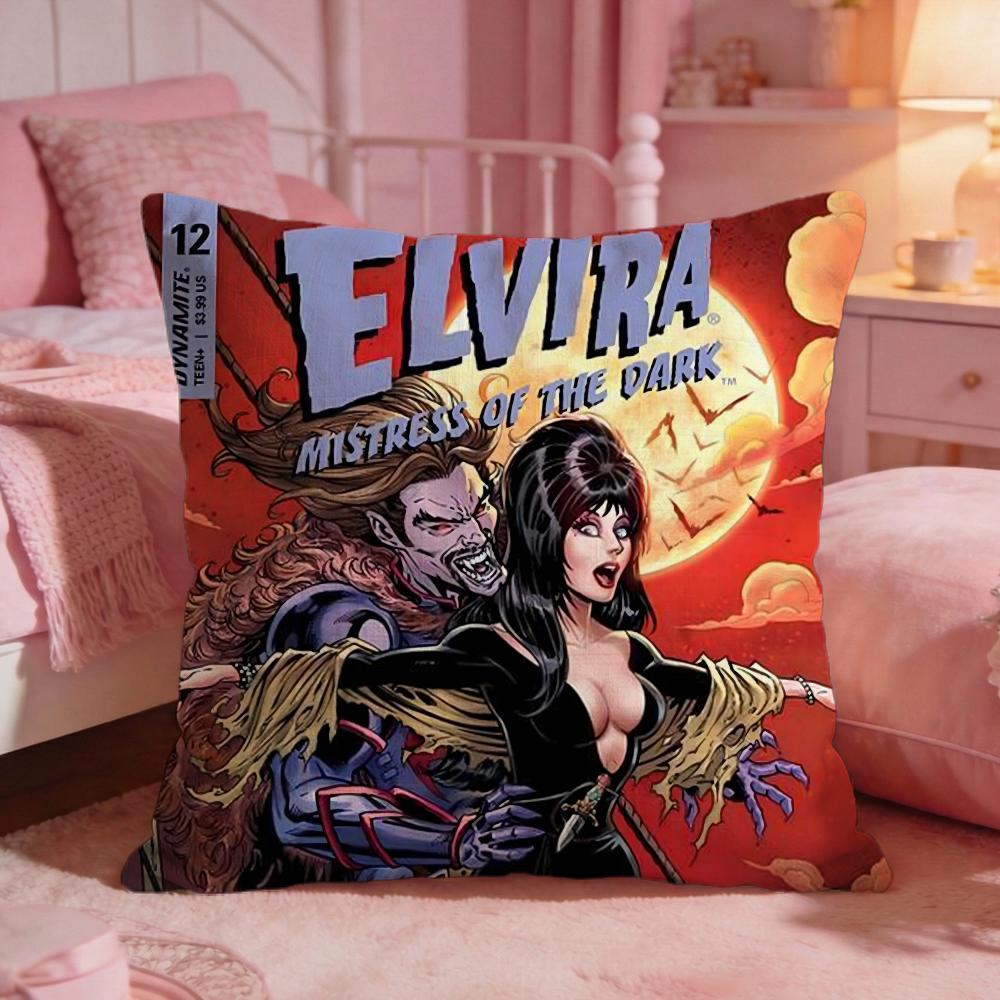 EElviraS Mistress Dark Подушка-чехол Премиум Комфорт Двусторонняя наволочка Дизайн Два в одном Для любой комнаты Салон автомобиля
