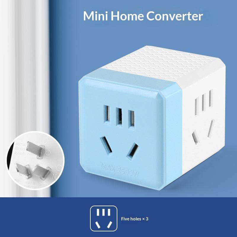 Портативная кубическая розетка с USB-портами для зарядки, несколько AC-розеток для дома, офиса, путешествий, деловых поездок