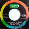7inch Record TYRONE DAVIS - A Woman Needs To Be Loved 45602 Dakar Records 1968 US Soul/Funk Used