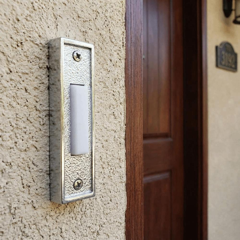 Sturdy Solid Vintage Plastic Doorbell Switch Decorative Door Bell Ornament  Home Entrance Decor