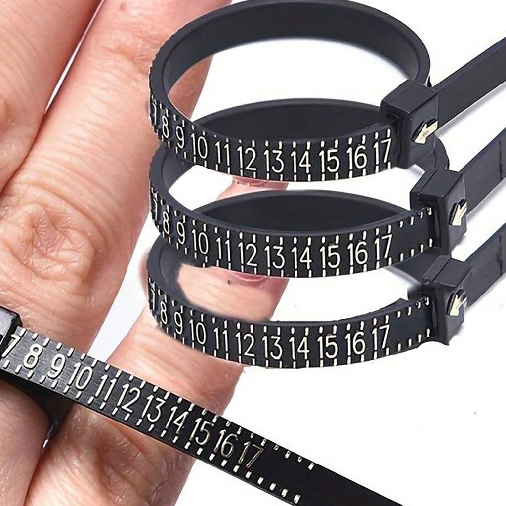 1pc US UK HK EU Ring Size Measuring Instrument Ring Size Measuring Instrument Male and Female Finger Size, Ring Measuring Tool