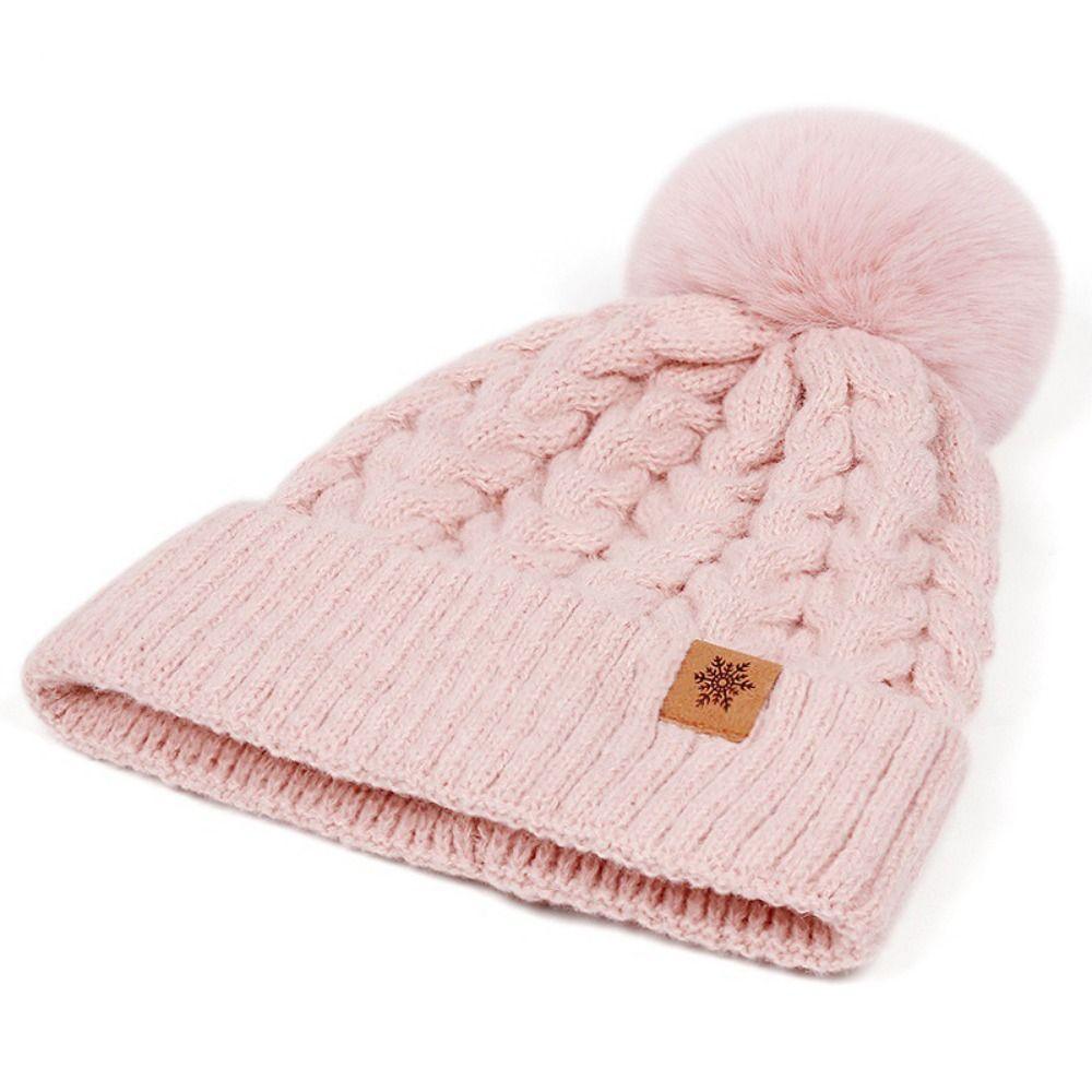 Thickened Women Hat Scarf Gloves Set Solid Color Women's Winter Accessories Set Winter Season