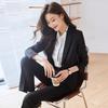Женский облегающий профессиональный офисный костюм 2025 года в Корейском стиле